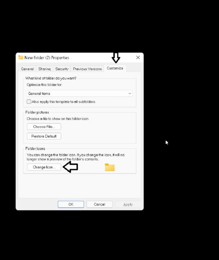 Change Folder Icon And Picture In Windows 11 - Hawkdive.com