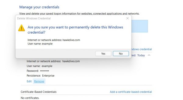 How To Use Credential Manager In Windows 11 - Hawkdive.com