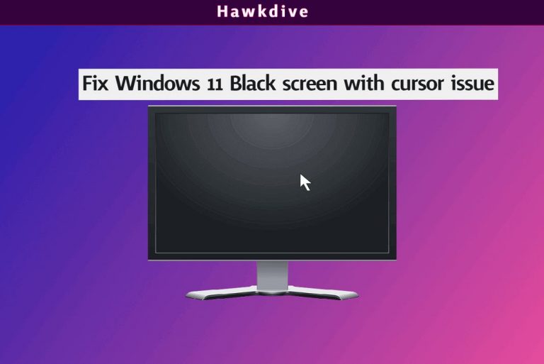 Fix Windows 11 Black Screen With Cursor 100 Working