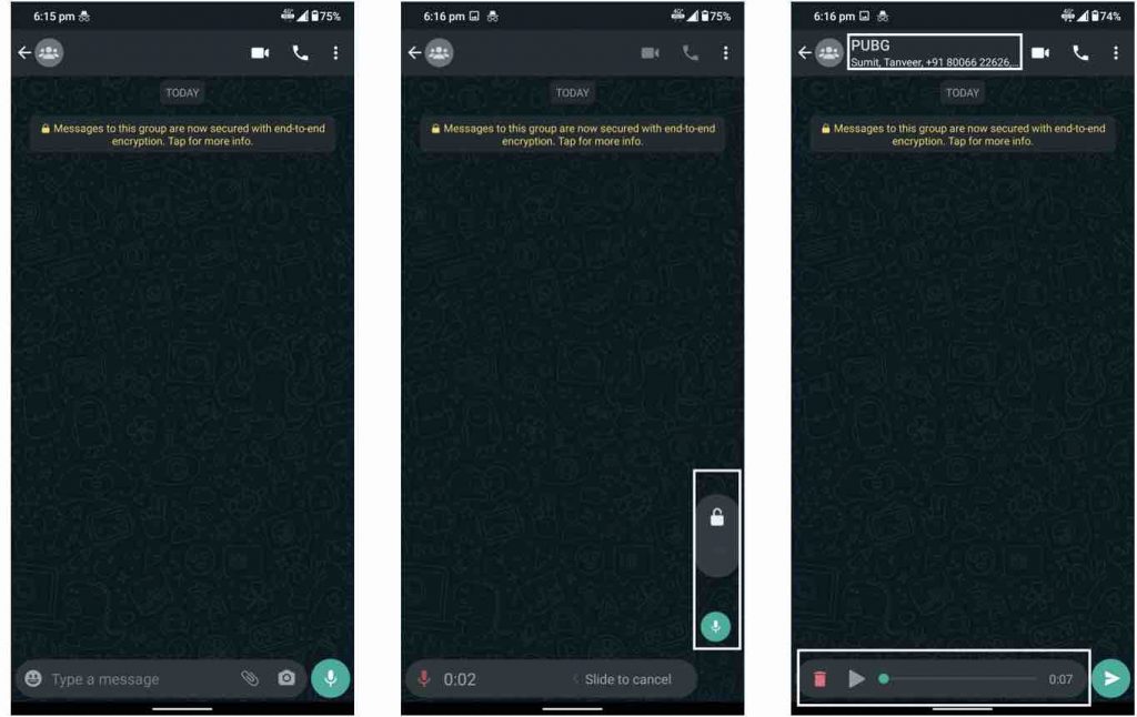 How To Preview A WhatsApp Voicemail Message Before Sending It ...