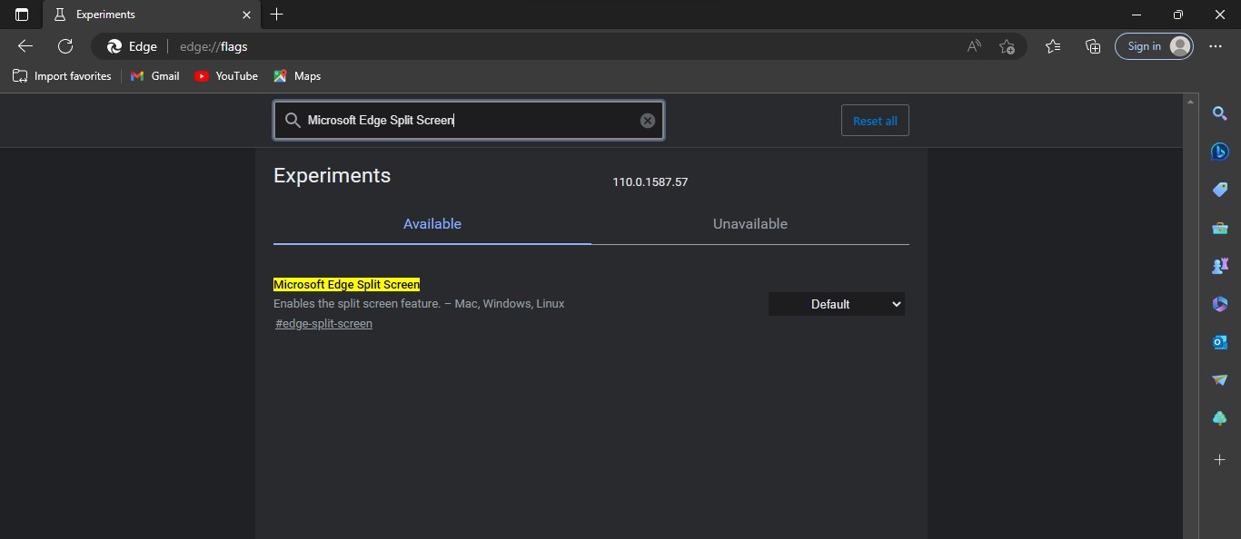 How To Enable Or Disable Split Screen Feature In Microsoft Edge ...