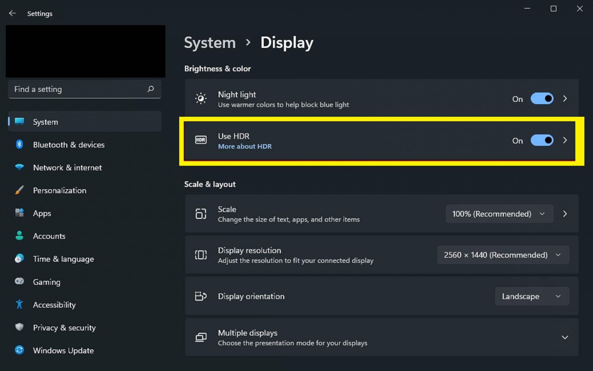 How To Turn On Or Off Auto HDR In Windows 11? - Hawkdive.com