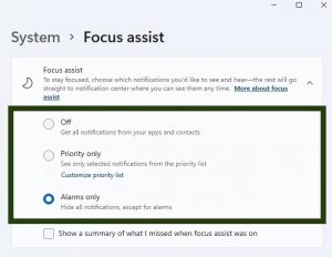 Turn On Or Off Focus Assist In Windows Hawkdive Com