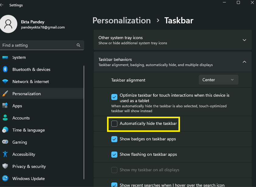 [Fixed] Taskbar Icons Not Showing In Windows 11 - Hawkdive.com