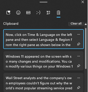 How To Use Clipboard History On Windows 11 - Hawkdive.com